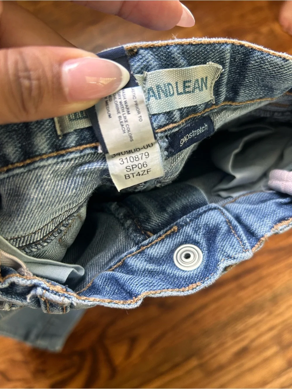 Vintage Baby Gap Girls Long & Lean Jeans 2T Y2K Flare Denim 2006